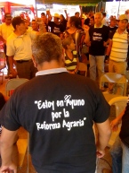 "I am Fasting for Agrarian Reform"